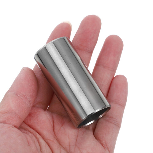Gitarrsliders 2-delat set av glas och rostfritt stål för gitarr och bas 51 mm 1