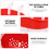 2pcs Front Basket For Bike Plastic Round For Daily Use 3