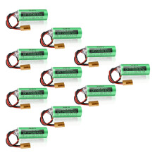 10Pack CR17450SER 3V 2500mAh PLC Battery with Plug for FANUC CNC Controller LongLasting Backup Power