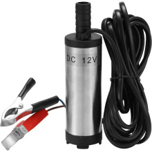 Soluzione per il trasferimento di gasolio: pompa sommergibile portatile per gasolio, acqua e cherosene, struttura resistente in acciaio inossidabile,
