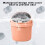 Mini papperskorg plast 1,3 gallon röd 6