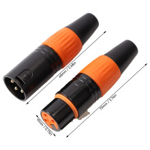 XLR-Adapterpaare, 5 Stck. je