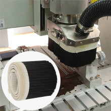 2 Brosses à Poussière de 70 mm, Brosse D'Aspirateur CNC de 1 M de Long, Housse Anti-Poussière pour Machine de Gravure D'Aspirateur pour Broche de