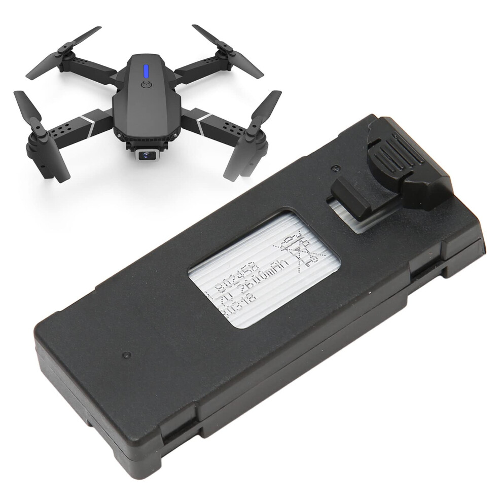 2600Mah Rc Drone Battery Long Lasting Power For E88 E88pro E88max E525 E99pro P5pro With Protective Case 9073542750833