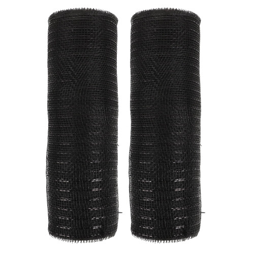 Wreath Mesh Rolls Mesh Ribbon Black 2Pcs 2