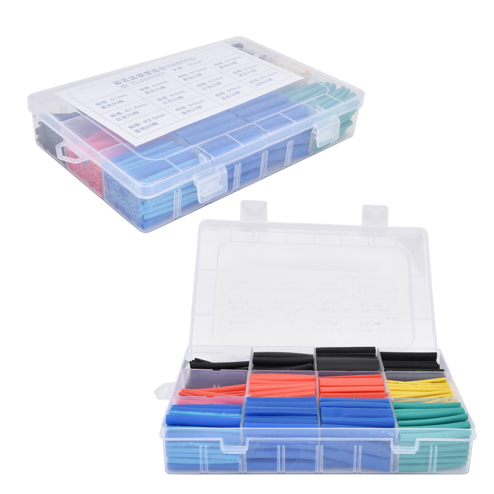 560Pcs Colorful Heat Shrink Tubing Set, 45Mm, 2:1 Ratio 8731390842162