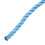 Blue polypropylene rope coil 6 mm diameter 20 m 2