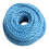 Blue polypropylene rope coil 6 mm diameter 20 m 3