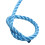 Blue polypropylene rope coil 6 mm diameter 20 m 6