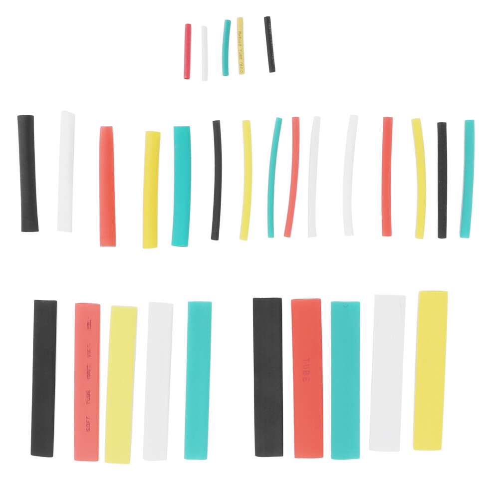 140Pcs Heat Shrink Tubing Kit With 5 Colors & Adjustable Connectors For Repairs 8431390842222