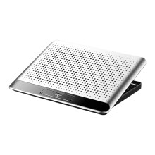 MC Gaming Laptop Cooling Pad Ventilateurs Silencieux Cooler Hauteur RéGlable Stand avec Deux USB pour 12-17 Pouces pour Ordinateur Portable,