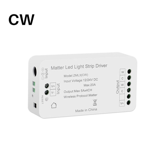 6X Matter Wifi LED Strip Light Controller CW Controller LED Strip Bixb/Siri/for  Home/for Alexa Control Support 1