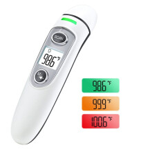 Voorhoofdthermometer Voor Volwassenen, Kinderen, Digitale Infraroodthermometer, Contactloze Thermometer Voor Koorts met LCD-Scherm