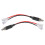 2 Pair H1 LED Conversion Wire Connector cable Adapter Kit For HID Headlight Bulb USA 7
