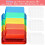 File Folder Tabs, 50 Sets Hanging File Folder Labels Tabs and Inserts for Hanging Folders 2