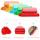 File Folder Tabs, 50 Sets Hanging File Folder Labels Tabs and Inserts for Hanging Folders 5