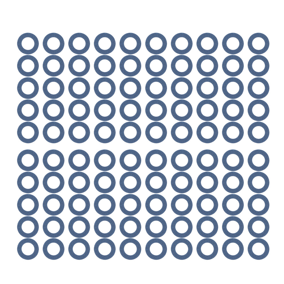 100Pcs Oil Drain Plug Gasket For Toyota 1.8L L4, 12X21x1.78mm 4921390843106
