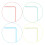 500 Pieces Striped Disposable Plastic Straws Multi Colored Flexible Bendable Drinking Straws 3