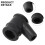 Rubber Cap Cover for 5mm HT Spark Plugs Black 2