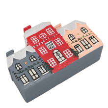 Resin Cabin Incense Cone Holder Decoration for Nail Salon & Home
