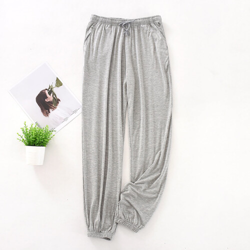 Men's Lightweight Pajama Pants High Stretch Solid Color 1