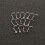 Cubic Zirconia Crystal Nose Stud 20g 14 pcs 3
