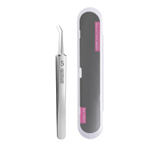 (Pack, Oblique Clamp) Stainless Steel Acne Tweezer, Multipurpose Skin Tool