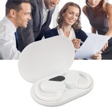 Miniature Bluetooth Translation Earbuds 144 Languages, White, Model GT04