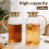 Glass Pitcher with Lid and Handle 68 oz 2-Pack 4