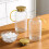 Glass Pitcher with Lid and Handle 68 oz 2-Pack 8