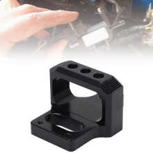 Aluminium Alloy 3-Port Boost Controller Solenoid Valve Mount Bracket Black
