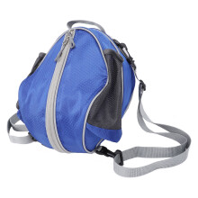 Large Capacity Water-Resistant Basketball & Sports Backpack with Reflective Strip, Blue