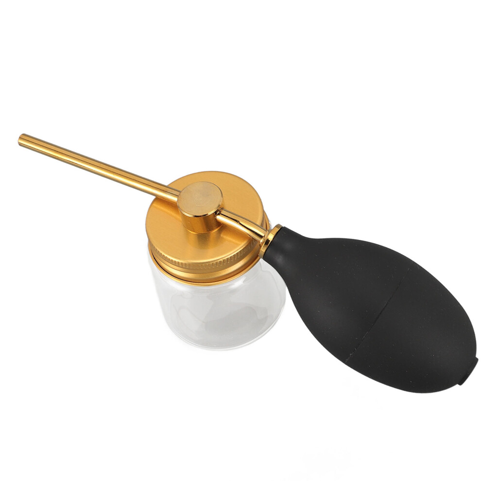 Gold Refillable Hair Fiber Spray Bottle Dispenser For Home & Salon