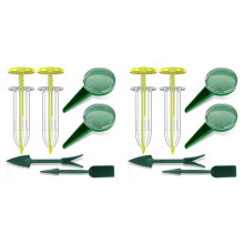 Conjunto  Espalhador Sementes 12 Unidades, Ferramenta  Plantador Sementes, Dispensador Sementes Manual Dibber e Widger Mudas, Espalhador