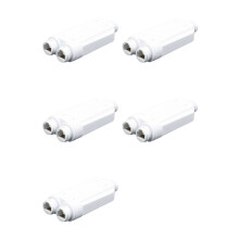 5X Repetidor POE Resistente Al Agua de 2 Puertos IP66 10/100Mbps 1 una 2 Extensor PoE con IEEE802.3Af/At 48V Exterior para Cámara con Interruptor POE