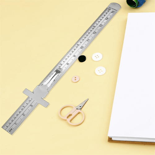 Stainless Steel Ruler 15cm Metric 3-Pack 2