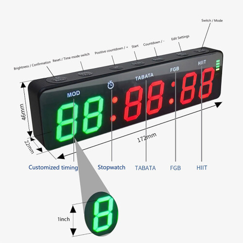 Small Lightweight Electronic Sports Watch With 5 Changeable 2