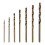 Comprehensive 13Pcs Straight Shank Twist Drill Bits Kits with 7