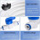 2 Set 32.8ft Refrigerator Water  Kit ,1/4inch OD Water  Kit for Fridge Icemaker Reverse Osmosis System 1