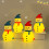 Lysende snemandsornament med knapbatteri 5