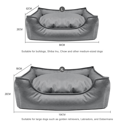 Waterproof Artificial Leather Pet Sofa 2