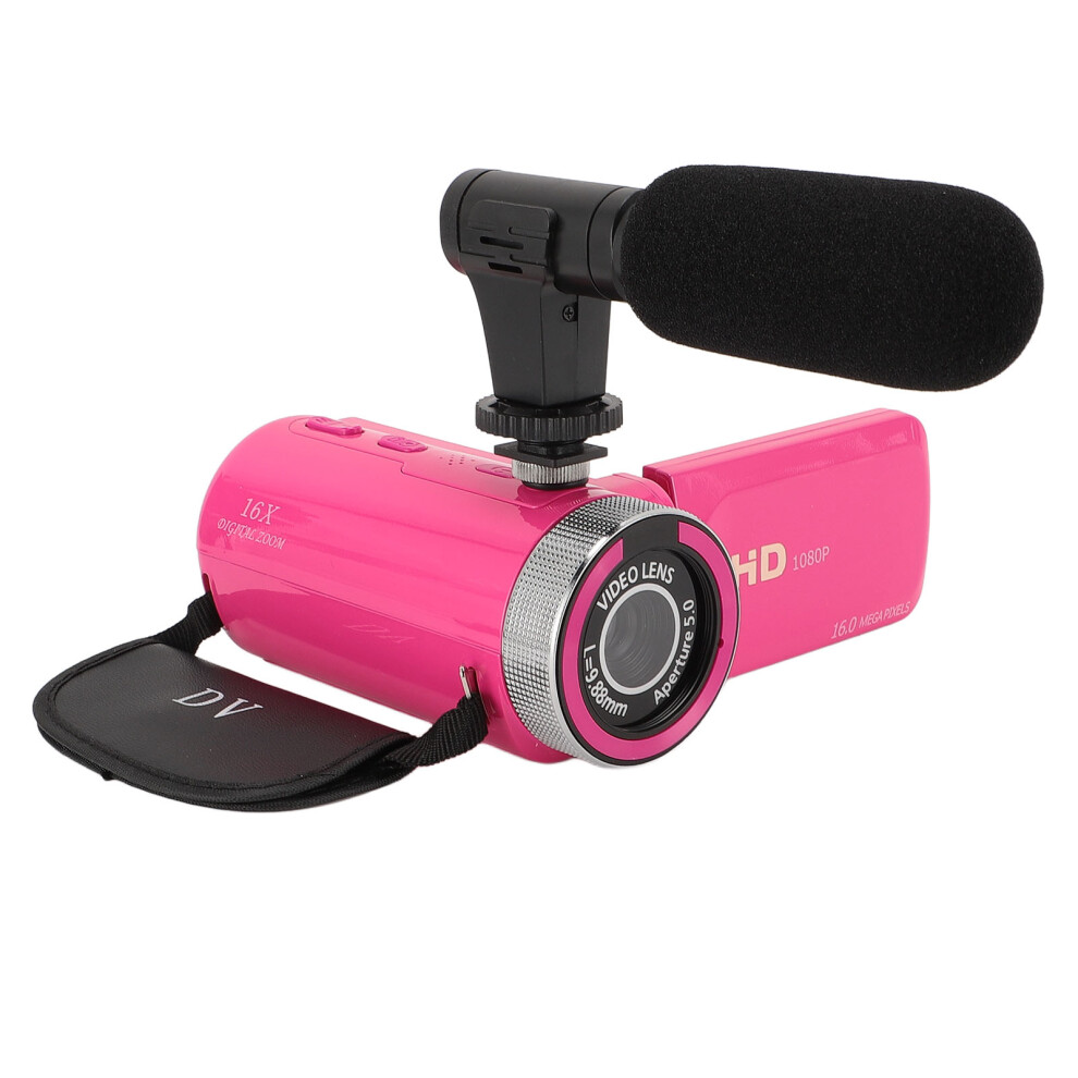 16Mp 1080P Hd Camcorder With 16X Zoom, 2.4" Screen, Supports 128Gb 8081390847705