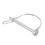 Trailer Hitch Lock Pin Stainless Steel Silver 1 Pack 6