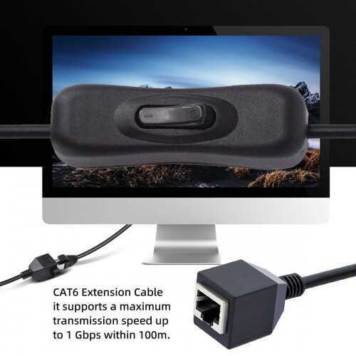 Καλώδιο επέκτασης CY RJ45CAT6 8P8C STP UTP αρσενικό σε θηλυκό με καλώδιο patch δικτύου LAN Ethernet 1