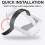 2X Soft Weight Relief VR  Strap Cushion for  / PSVR2 /Meta Quest 3 Decompression Headband Pressure Relief 5