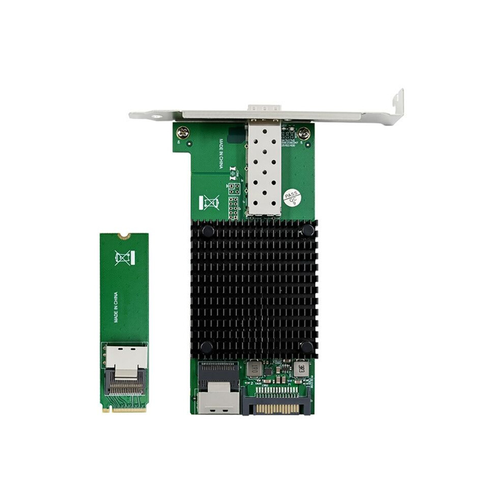 20X M.2 10G Server Network Card M.2 M X520-Da1 10G Sfp+ Fiber Optic Industrial Computer Server Network Card Jl82599en 6033805450682