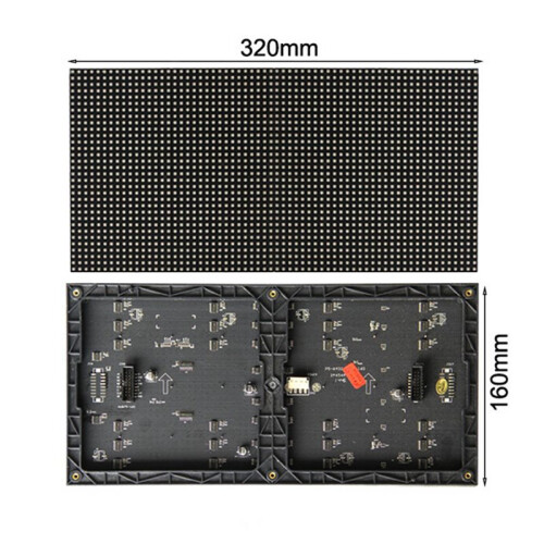 2X SMD P5 Indoor LED Display Module 16Scan 320x160mm 64x32dots Using for LED Screen P5 Display LED Panel Screen Panel 2
