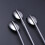 6 Pcs/Pack Stainless Straw Steel Straws Snow Cone Spoon 5