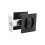Adjustable Integrated Sliding Entry Lock And Small Handle-Black 1