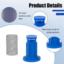 32pcs 8079-PP-50 Sprayer Nozzles Strainer for Teejet Sprayer Nozzles,Stainless Steel 50 Mesh Screen